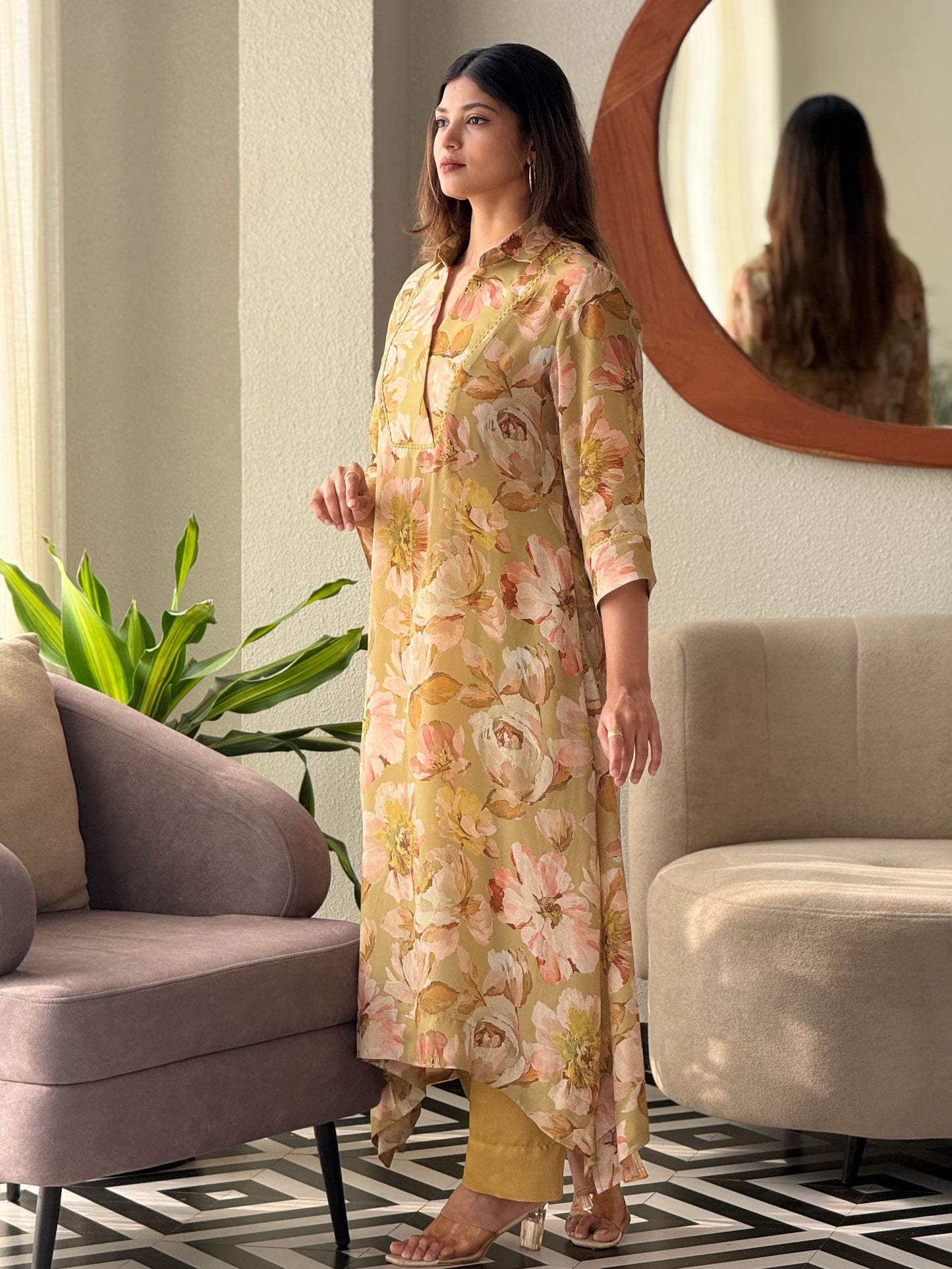 ZU25X302-MUSLIN SILK PRINTED