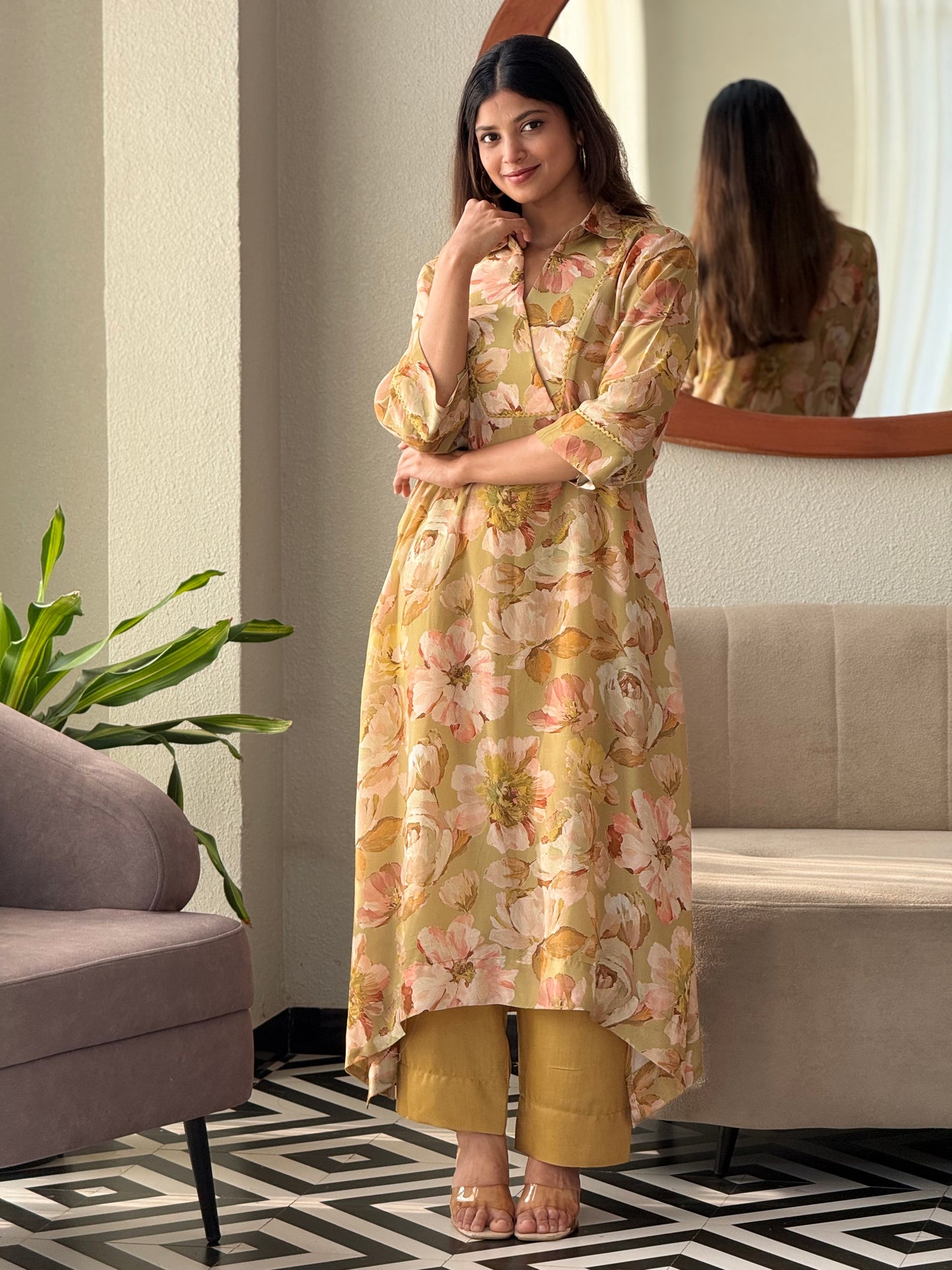 ZU25X302-MUSLIN SILK PRINTED