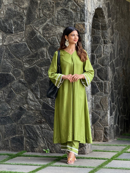 ZU25X334-GREEN MUSLIN