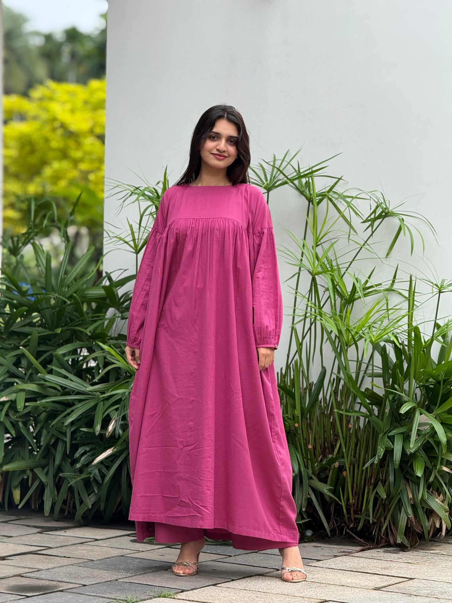 ZU25X385-PINK FLEX GATHERED