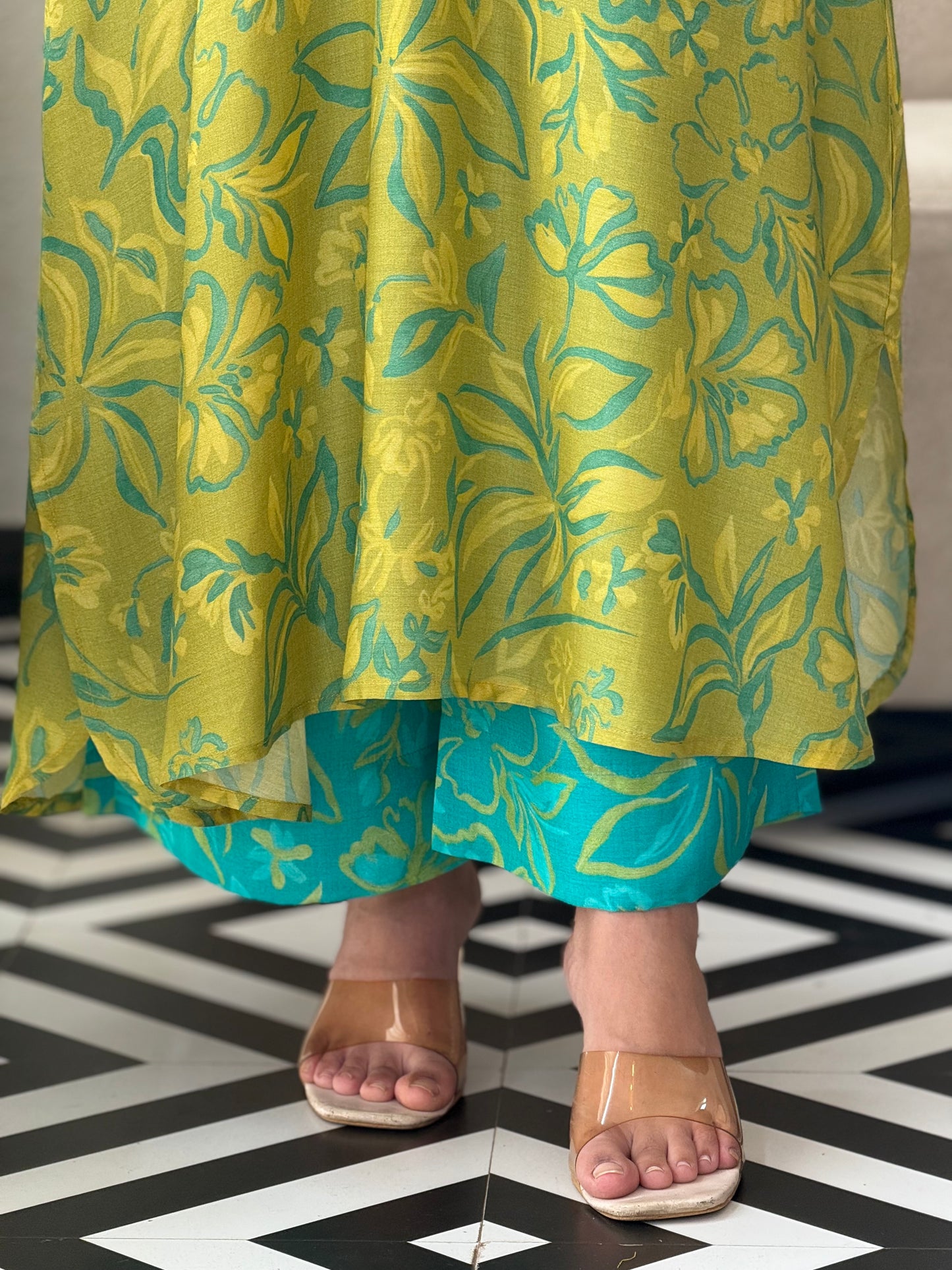 ZU25X259-MUSLIN SILK PRINTED