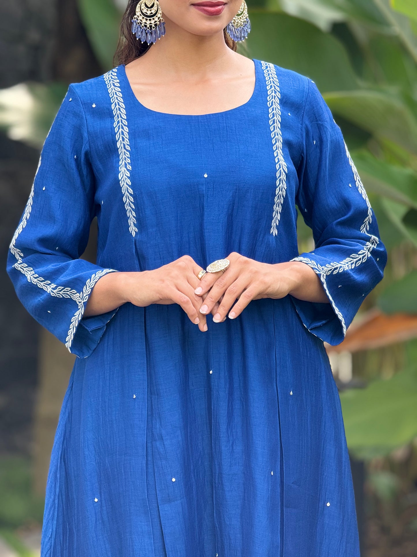 ZU25X240- ROYAL BLUE CHANDERY