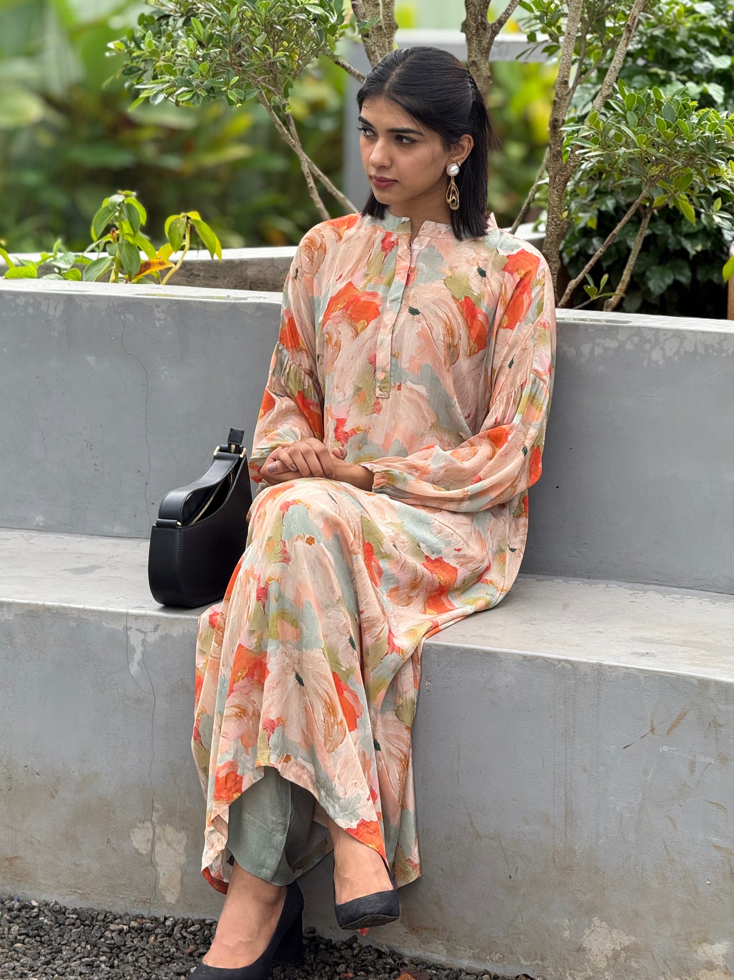ZU25X360-CRAPE SILK PRINTED