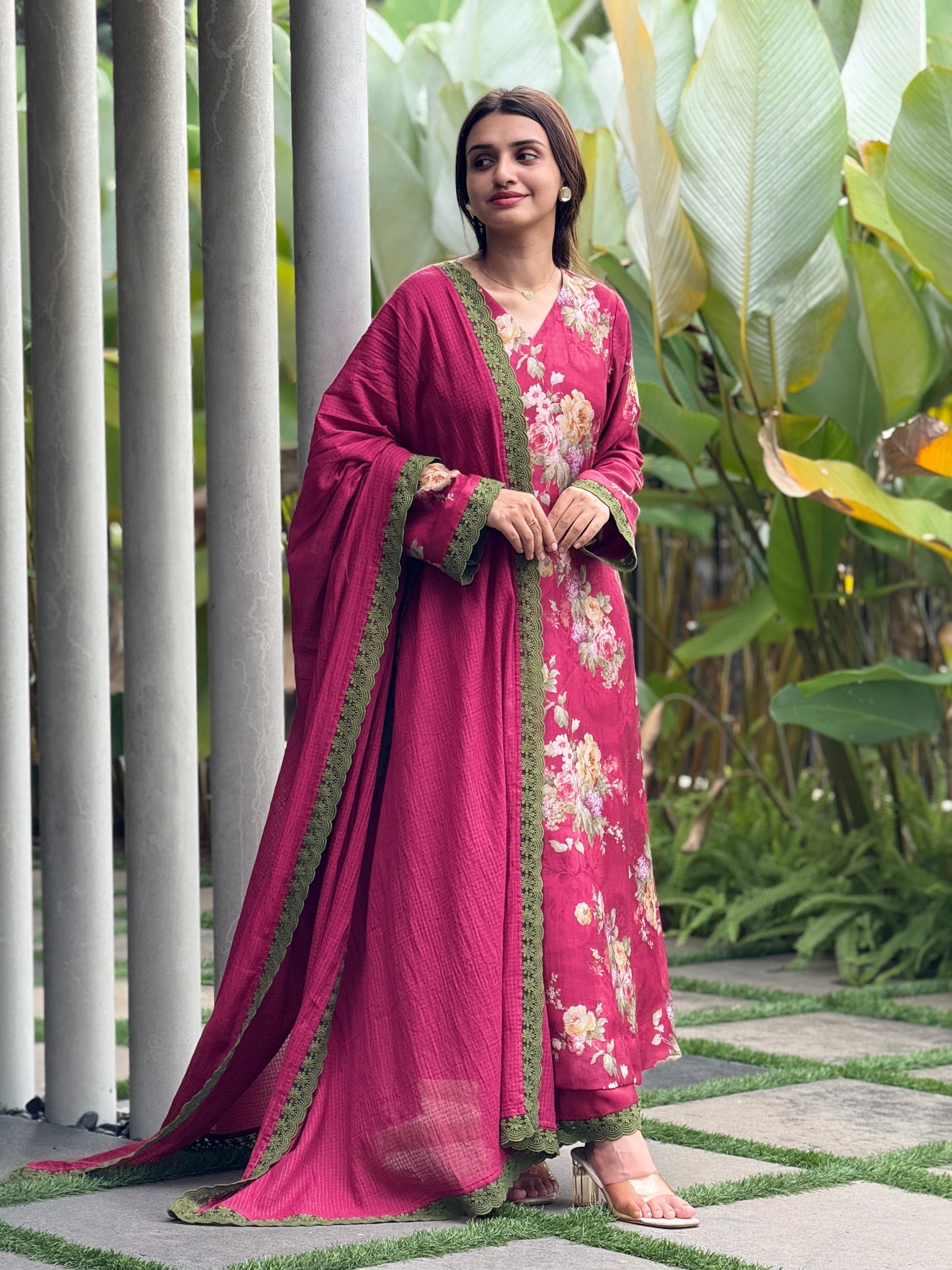 ZU25X254- MUSLIN MEROON