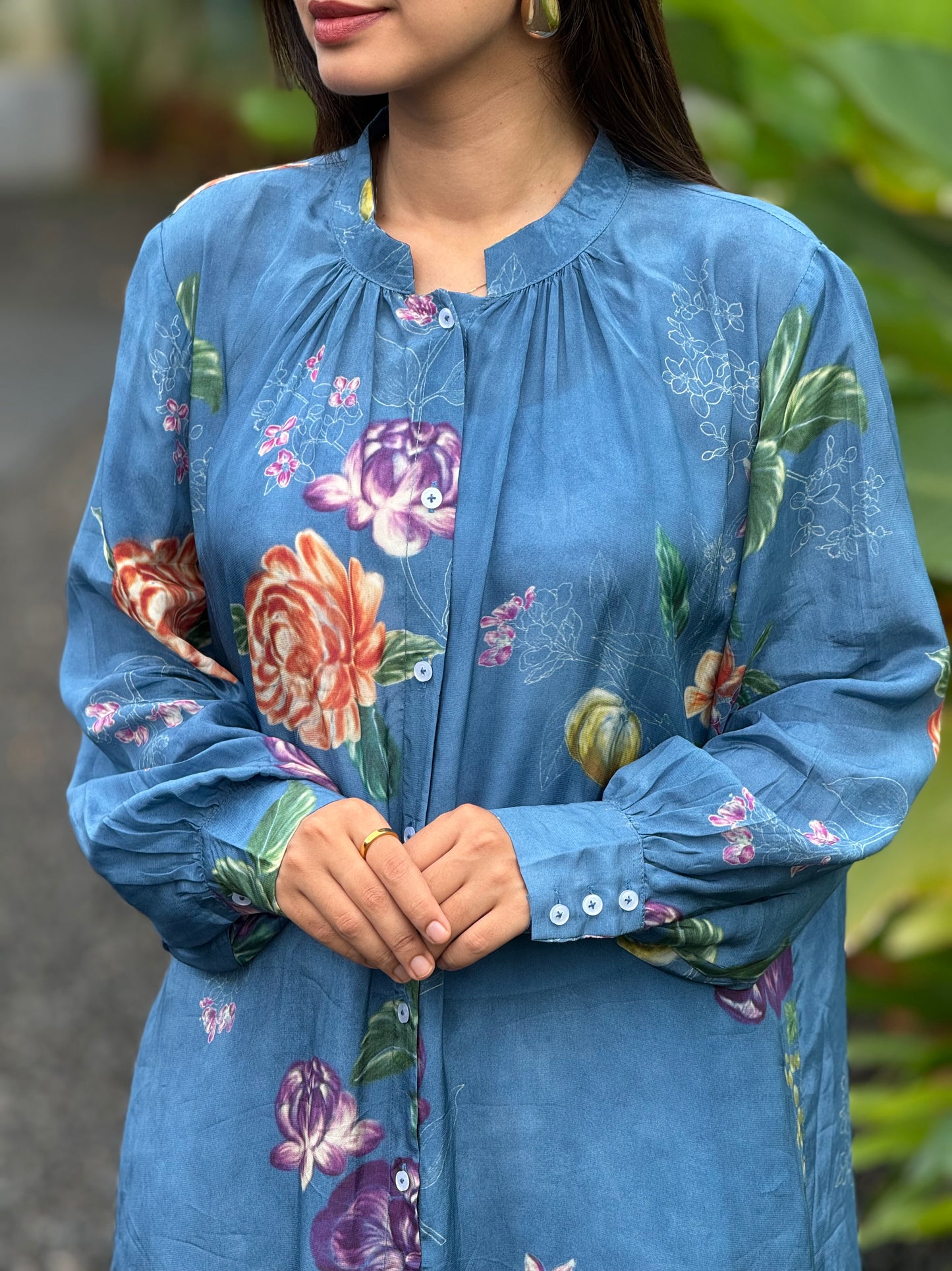 ZU25X398-CRAPE SILK PRINTED
