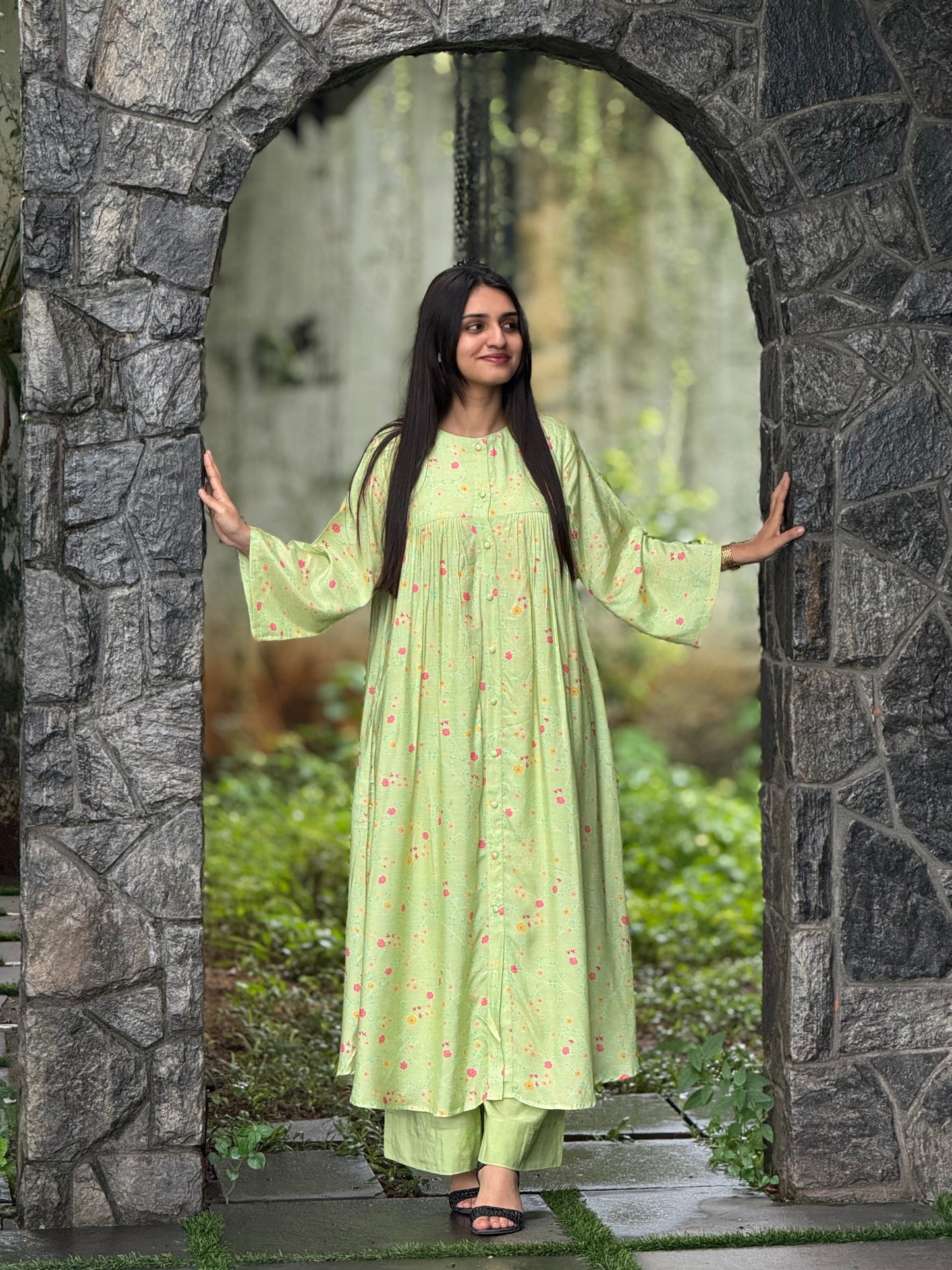 ZU25X391-CRAPE SILK PRINTED