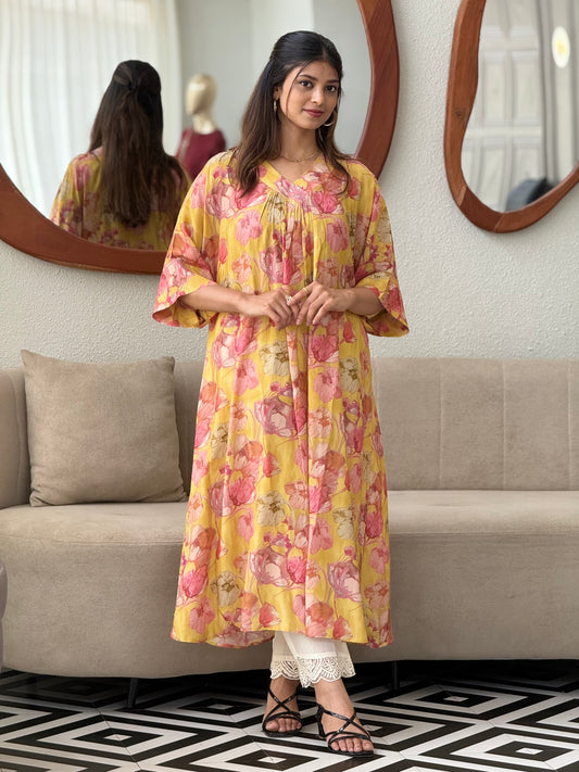 ZU25X327-CRAPE SILK PRINTED