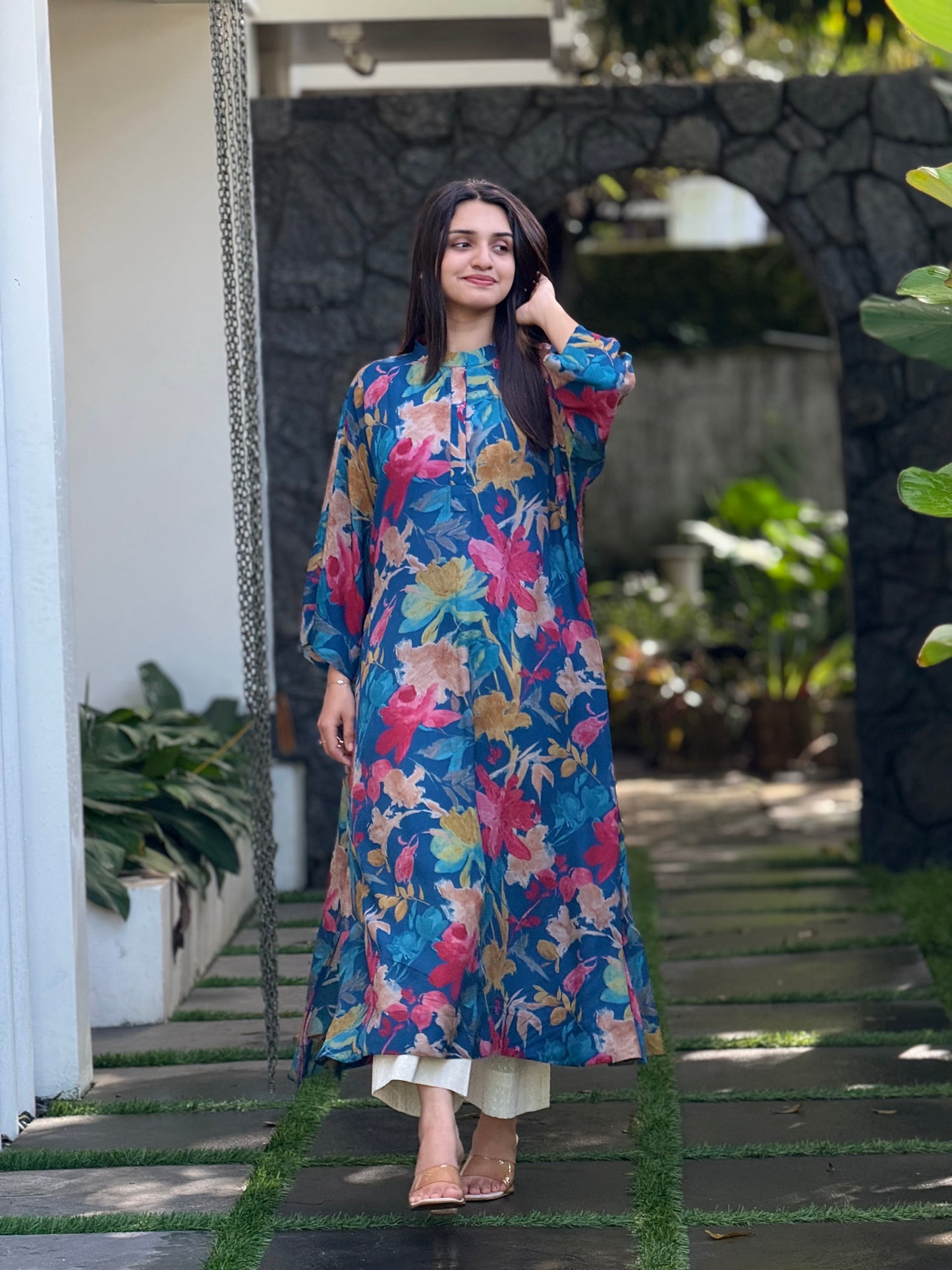 ZU25X253-CRAPE SILK PRINTED