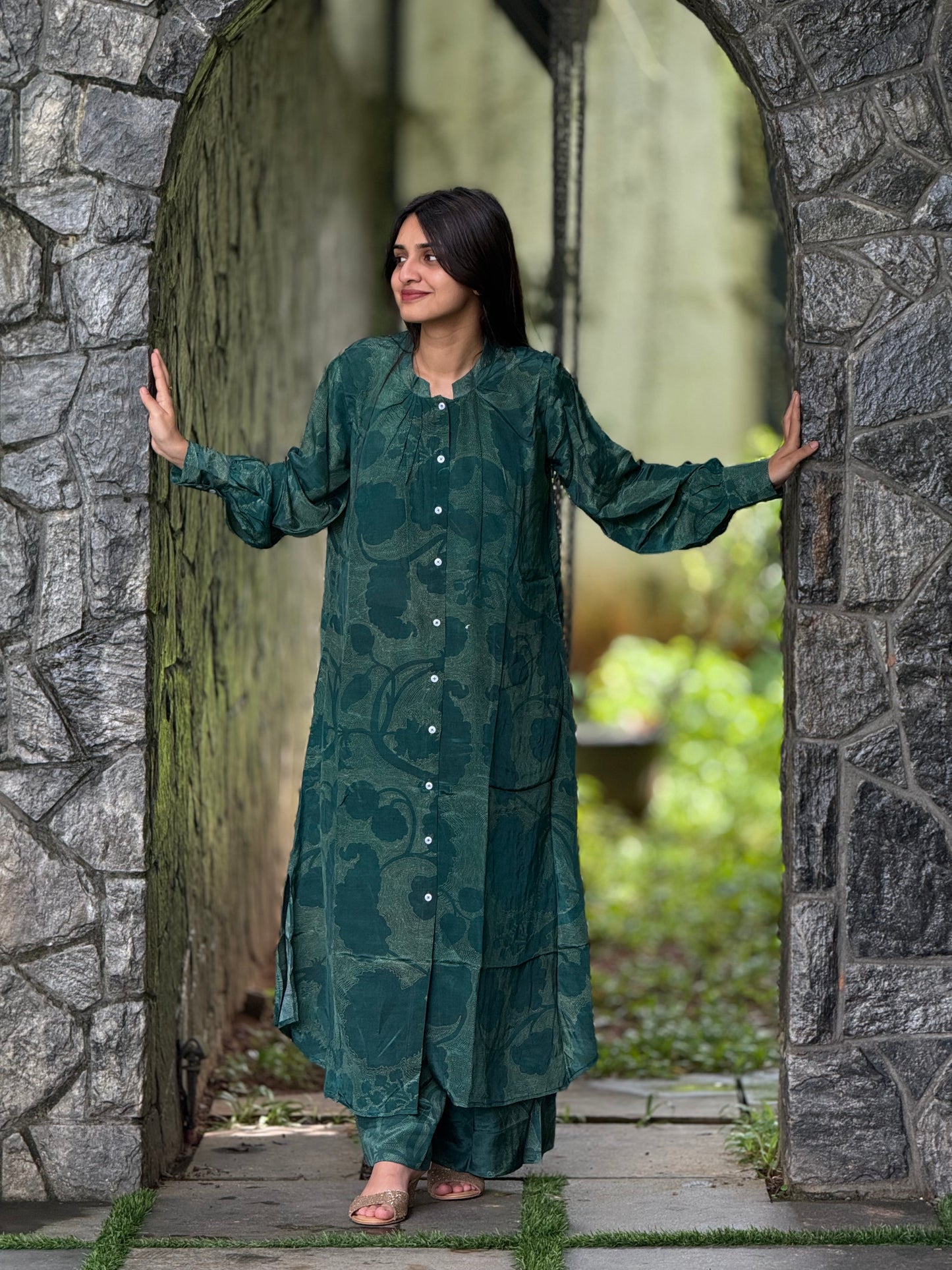 ZU25X401-CRAPE SILK PRINTED