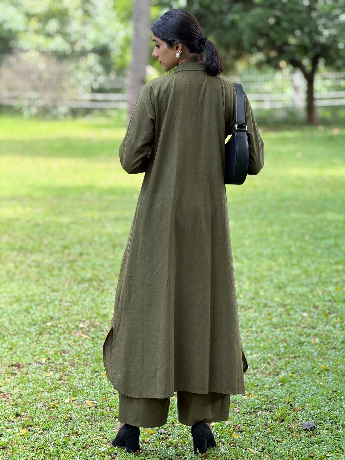 ZU25X369- LINEN KAFTAN