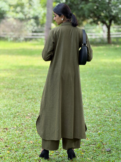 ZU25X369- LINEN KAFTAN