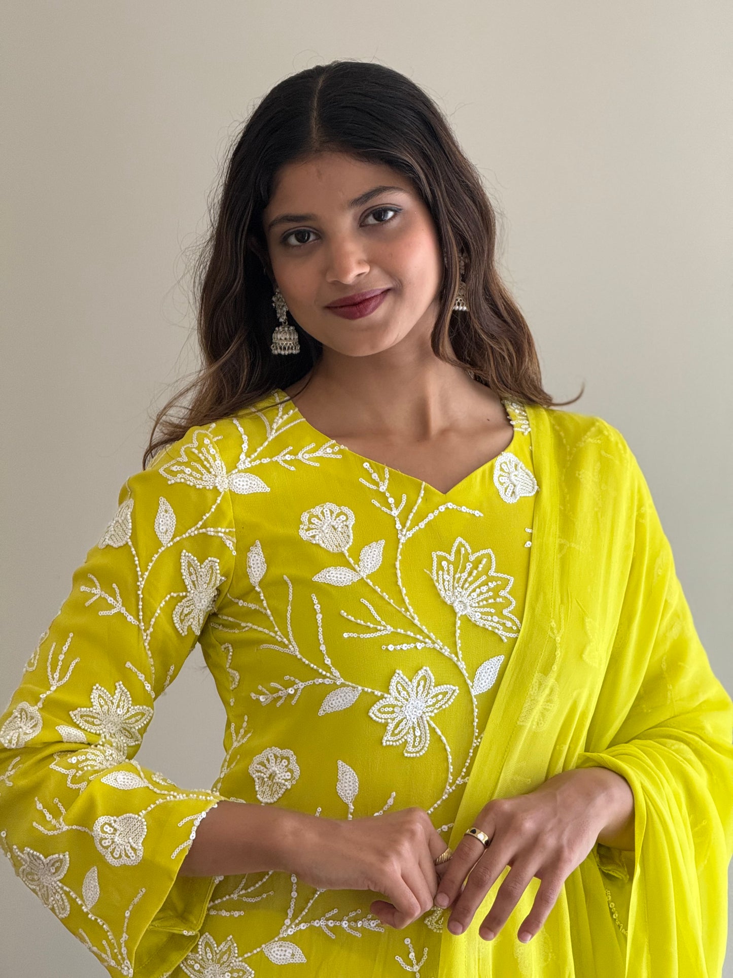 ZU25X235- NEON FLAIRED PLAZO