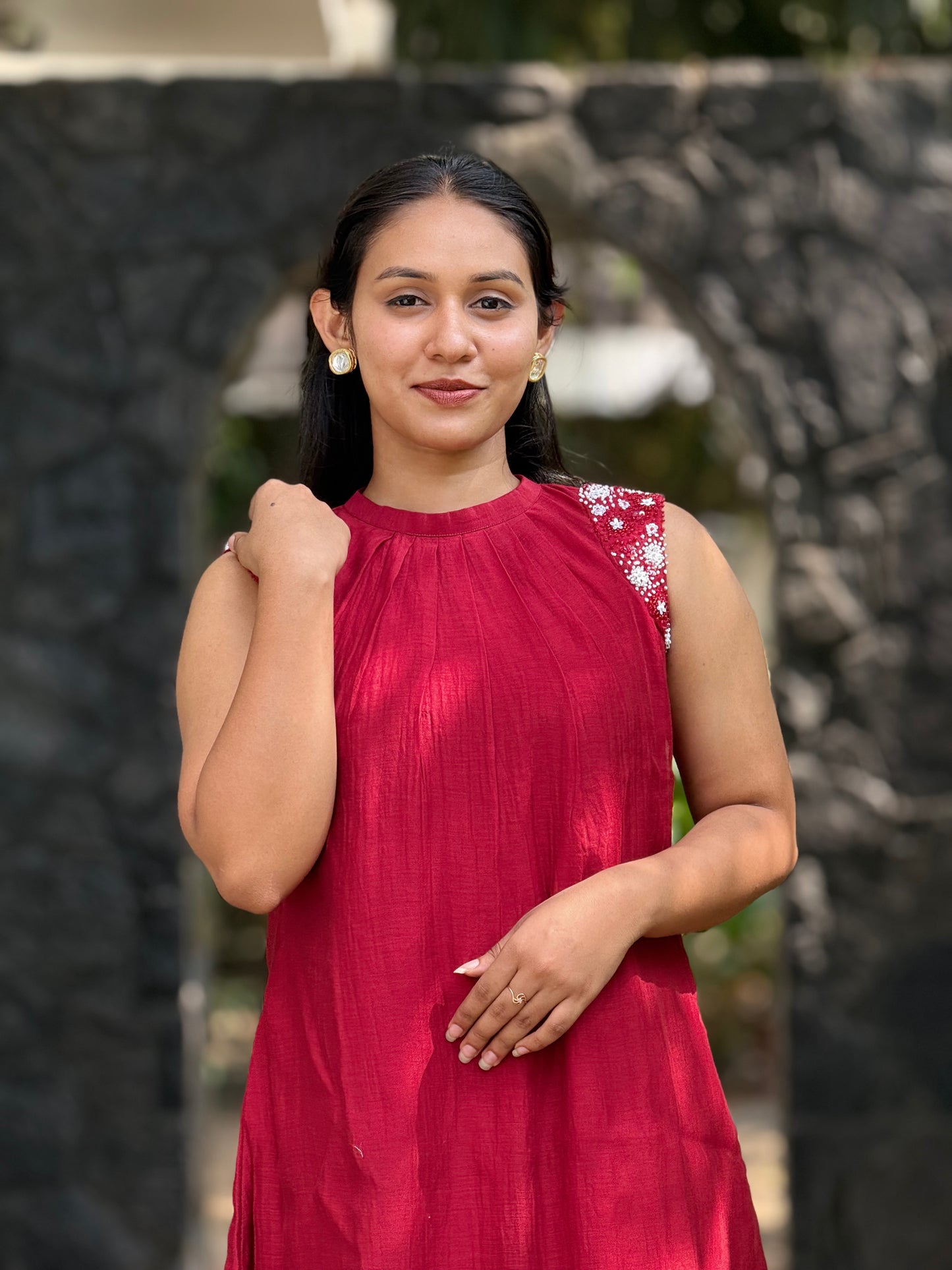 ZU25X267- X-MAS RED TOP