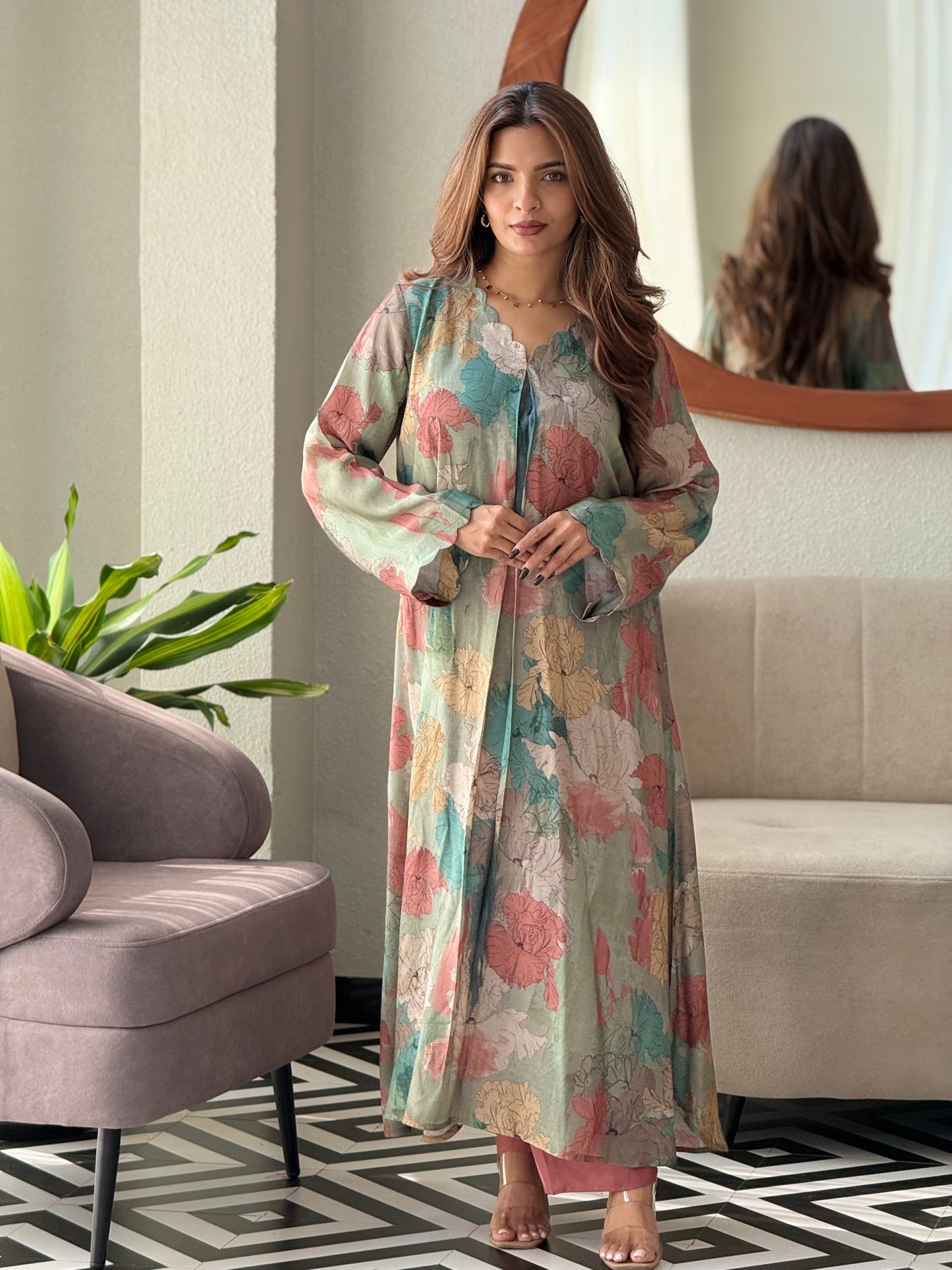 ZU25X293-MUSLIN SCALLOP