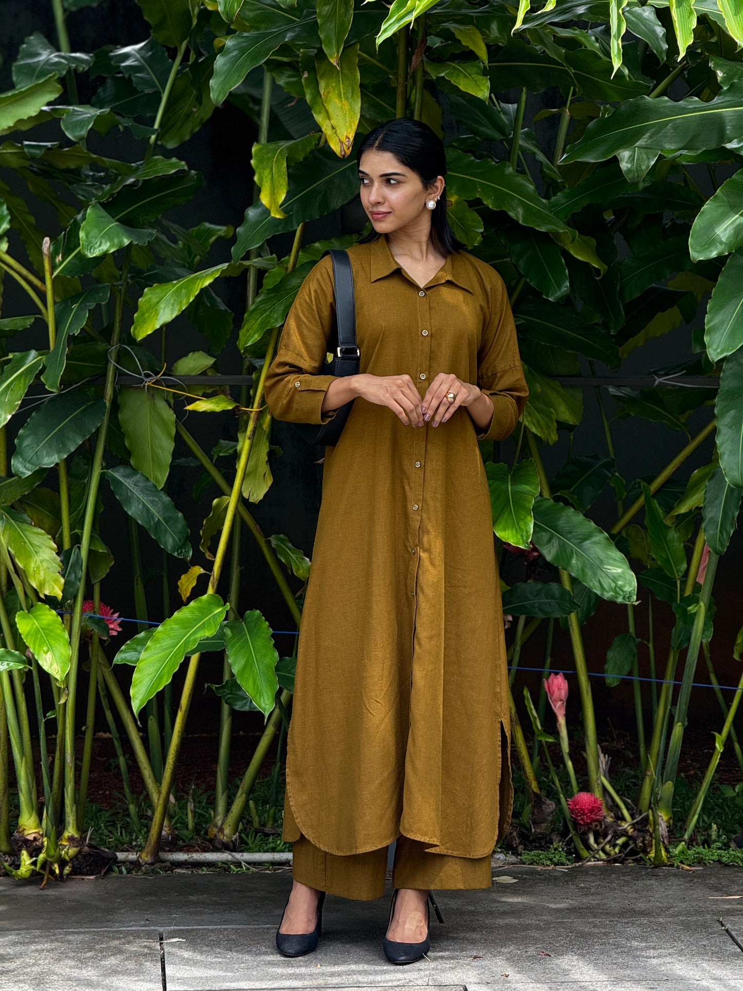 ZU25X368- LINEN KAFTAN