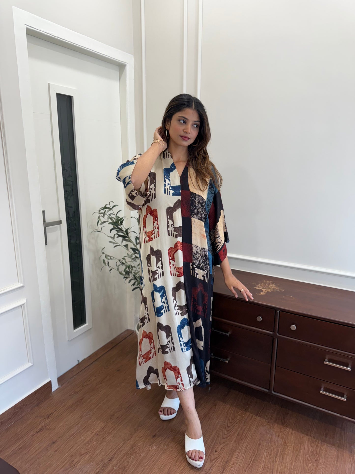 ZU25X214- MODAL KAFTAN