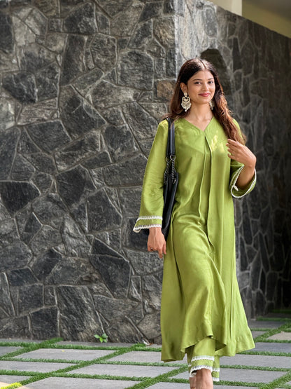 ZU25X334-GREEN MUSLIN