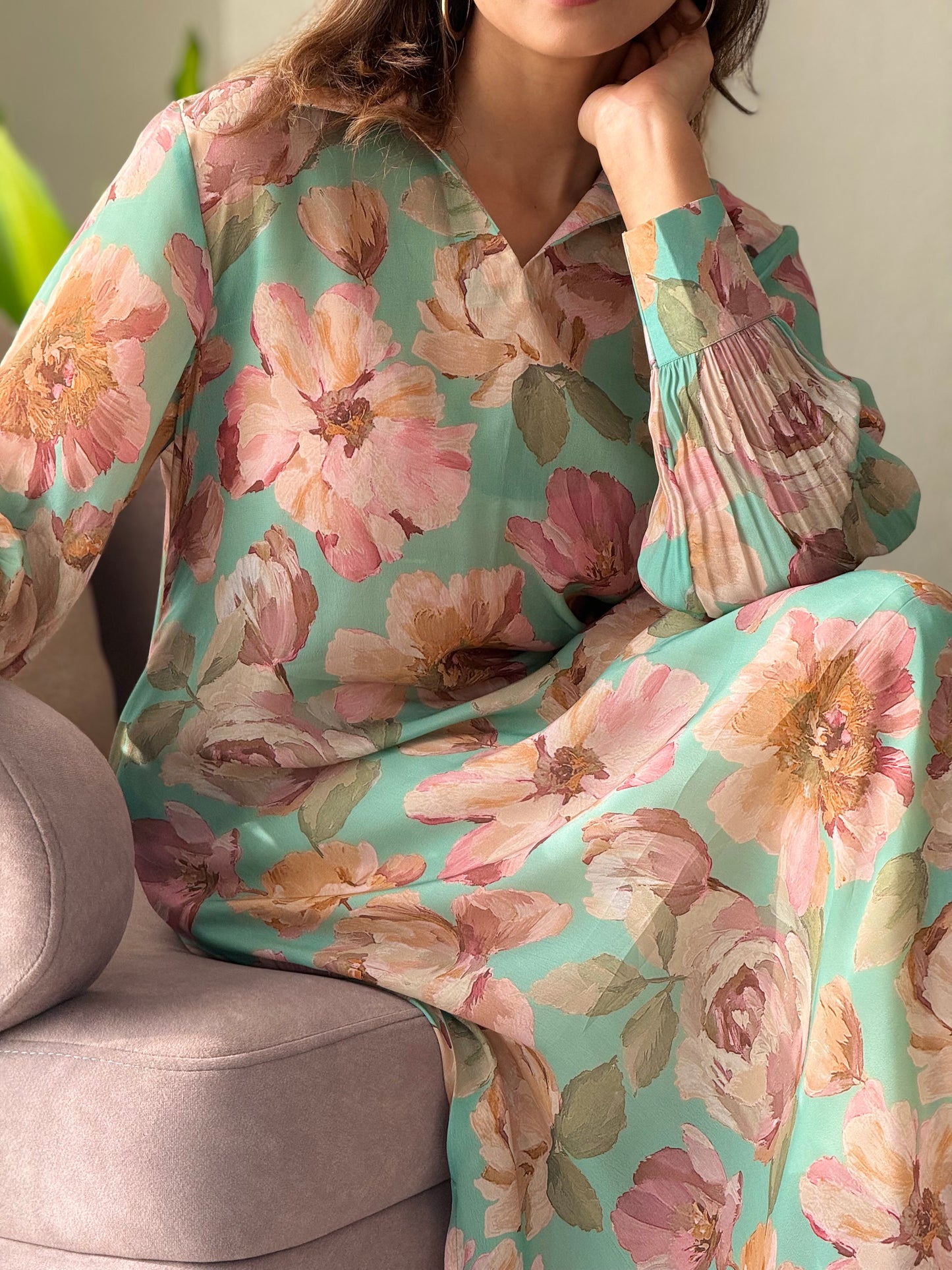 ZU25X304-CRAPE SILK PRINTED