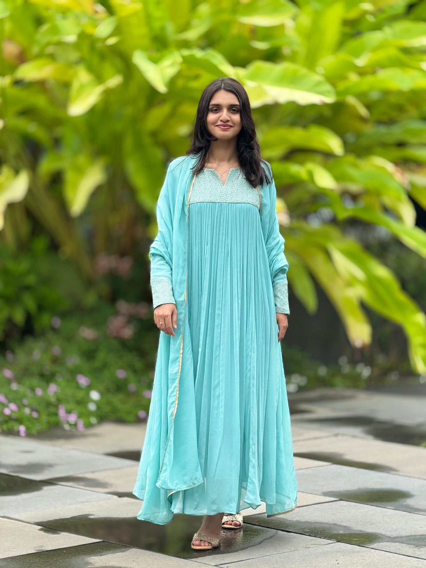 ZU25X168- SKY GEORGETTE