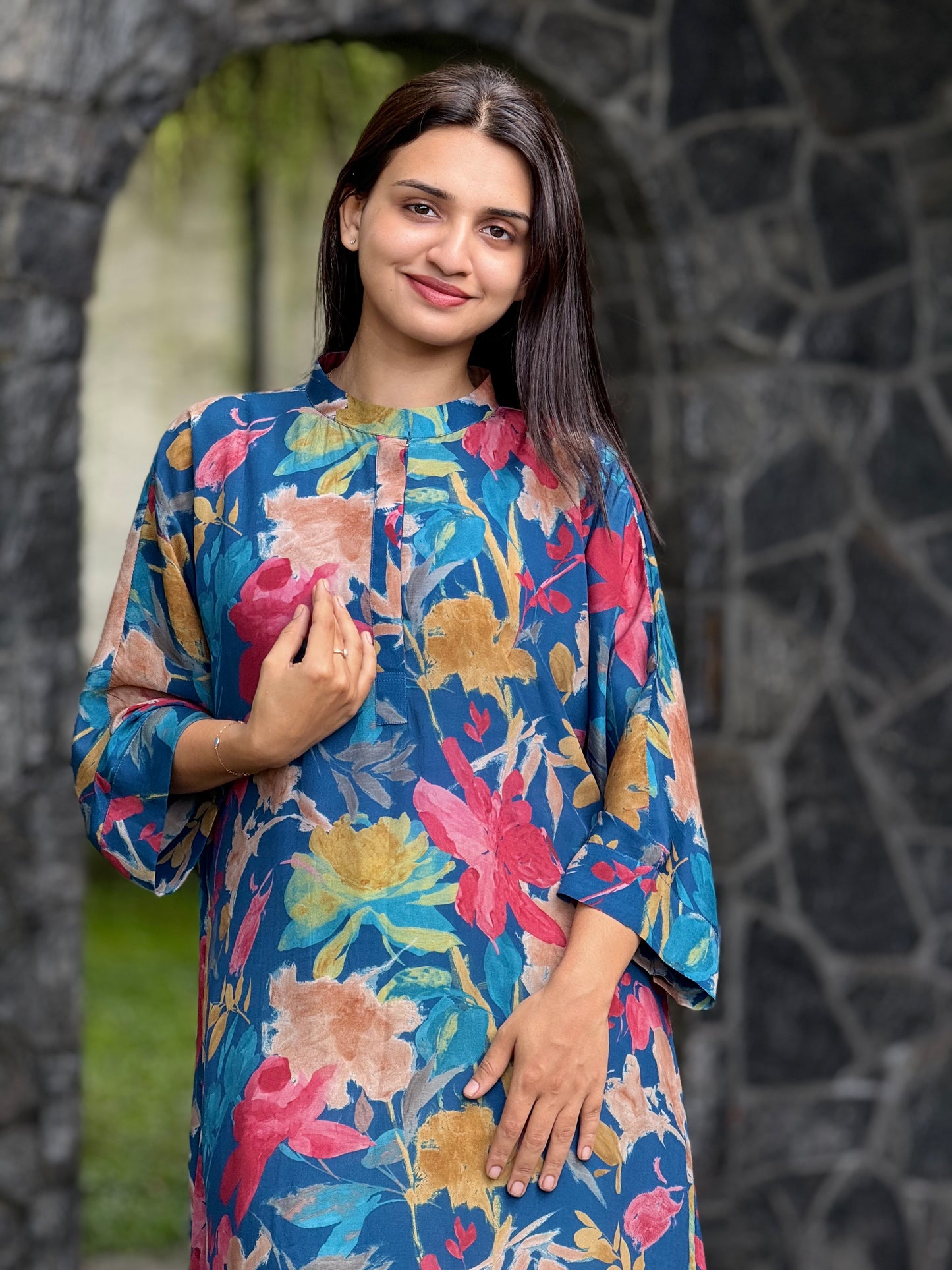 ZU25X253-CRAPE SILK PRINTED