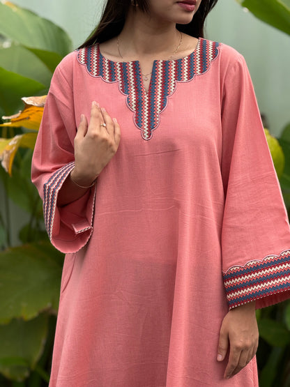 ZU25X387-Apricot Striped