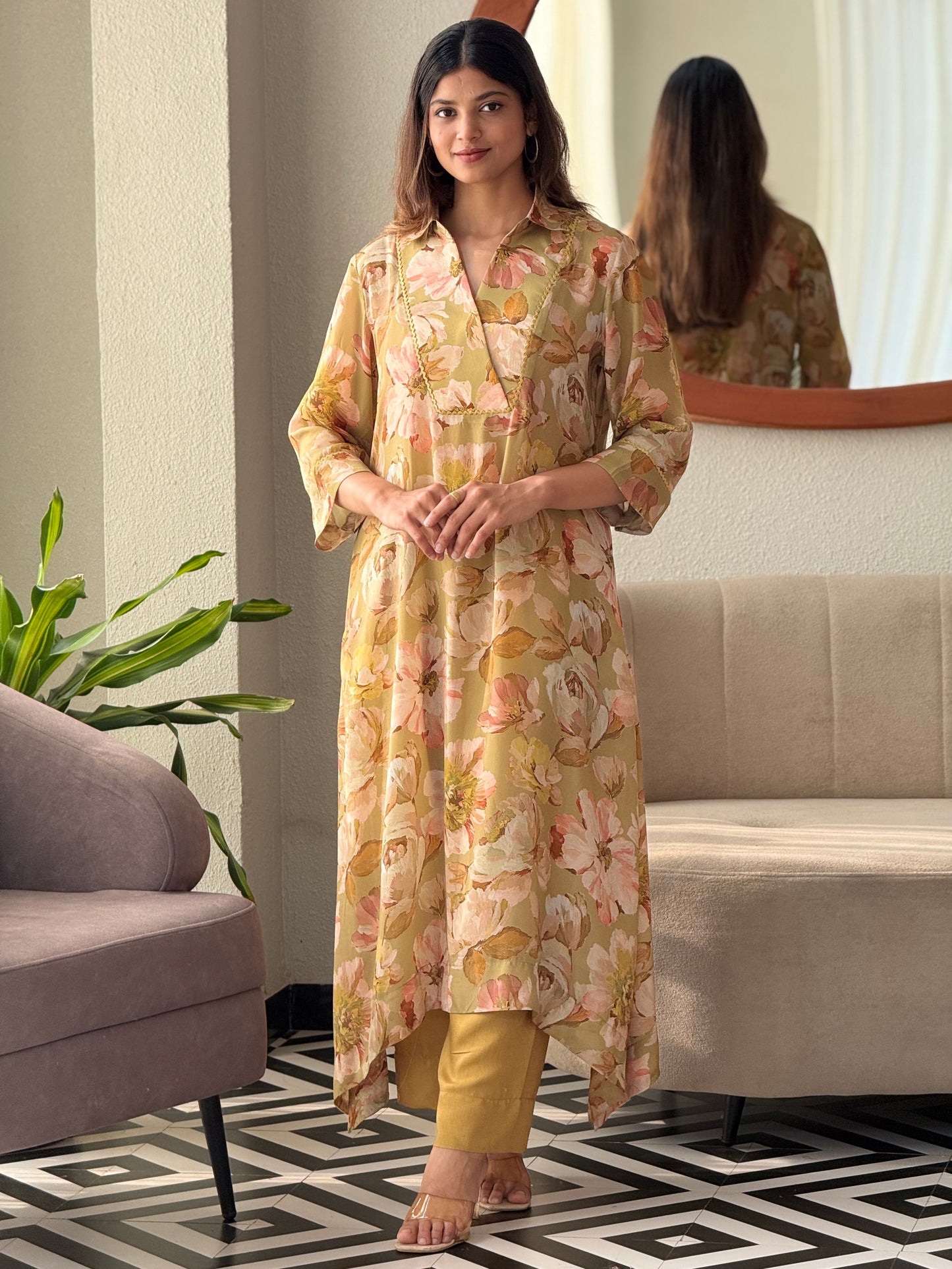 ZU25X302-MUSLIN SILK PRINTED