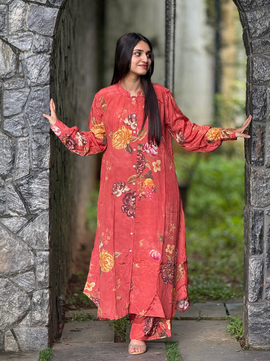 ZU25X403-CRAPE SILK PRINTED
