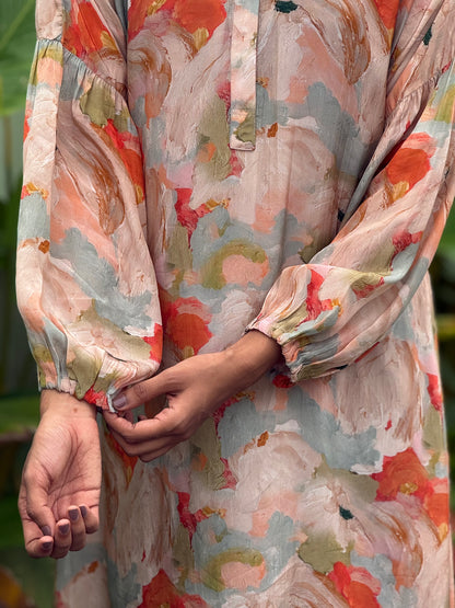 ZU25X360-CRAPE SILK PRINTED