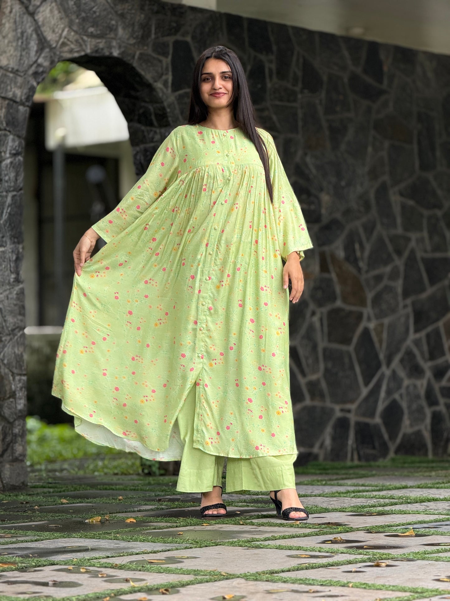 ZU25X391-CRAPE SILK PRINTED