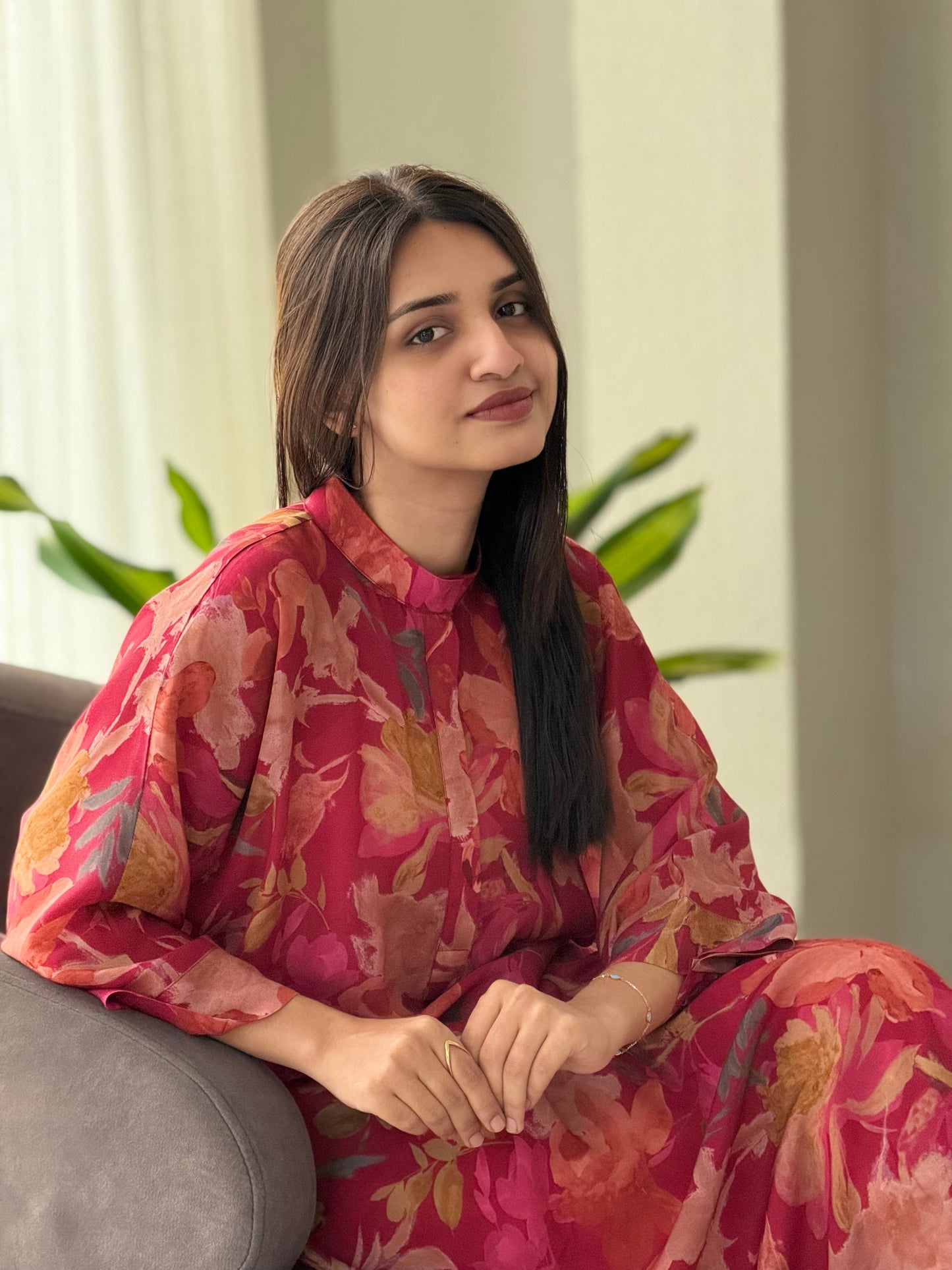 ZU25X277-CRAPE SILK PRINTED