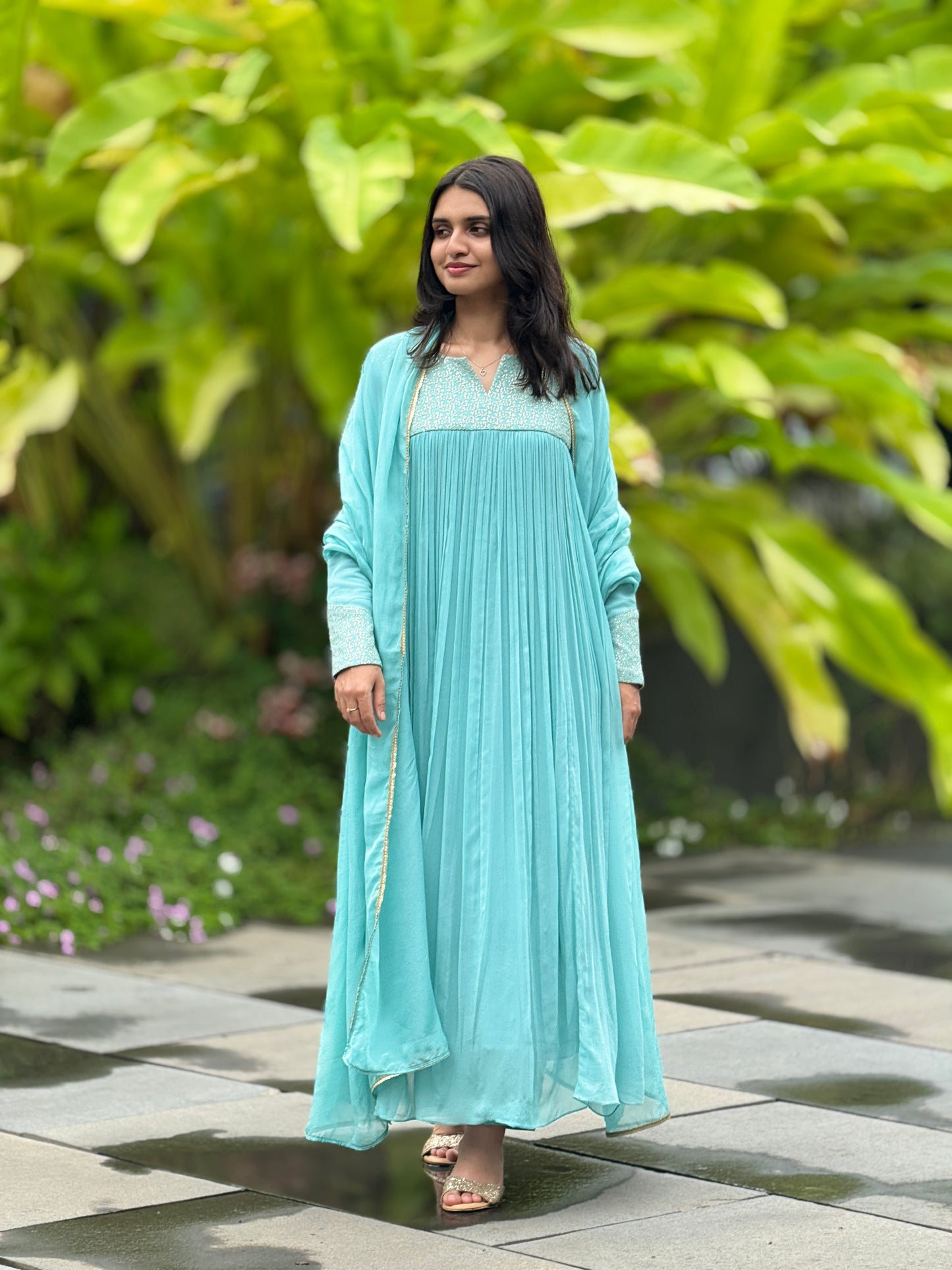 ZU25X168- SKY GEORGETTE