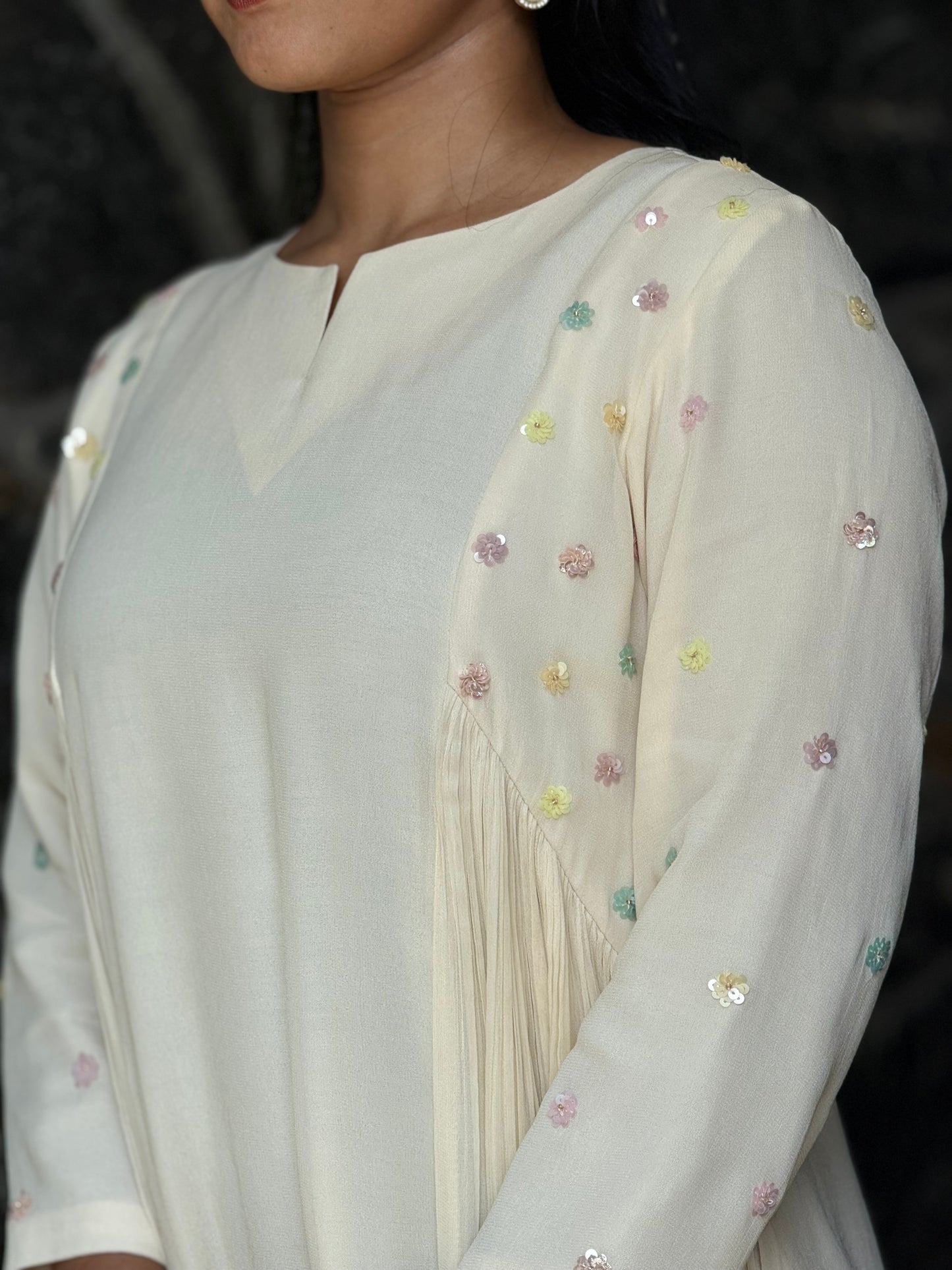 ZU25X269- X-MAS TOP WHITE