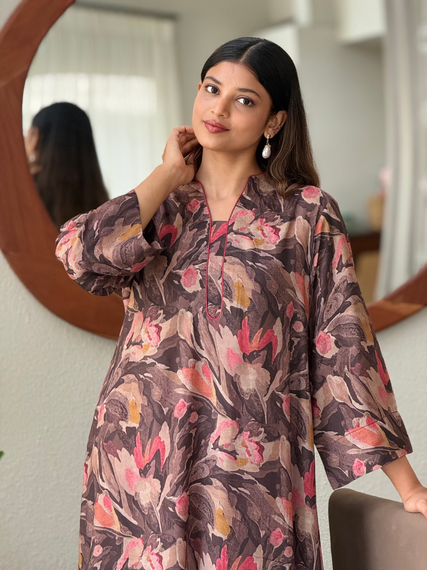 ZU25X331-CRAPE SILK PRINTED