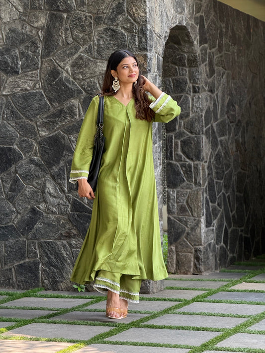 ZU25X334-GREEN MUSLIN