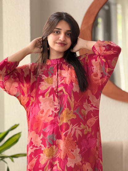 ZU25X277-CRAPE SILK PRINTED