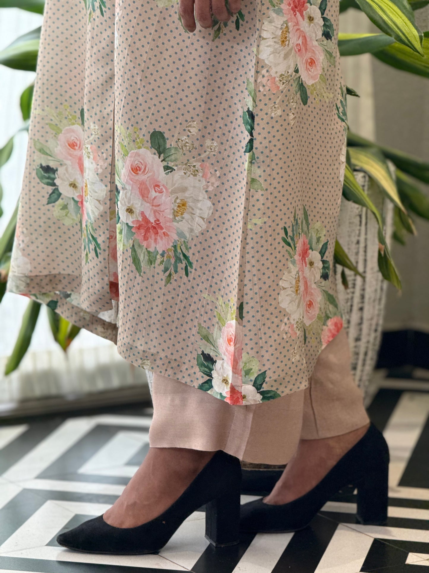 ZU25X359-MUSLIN SILK PRINTED