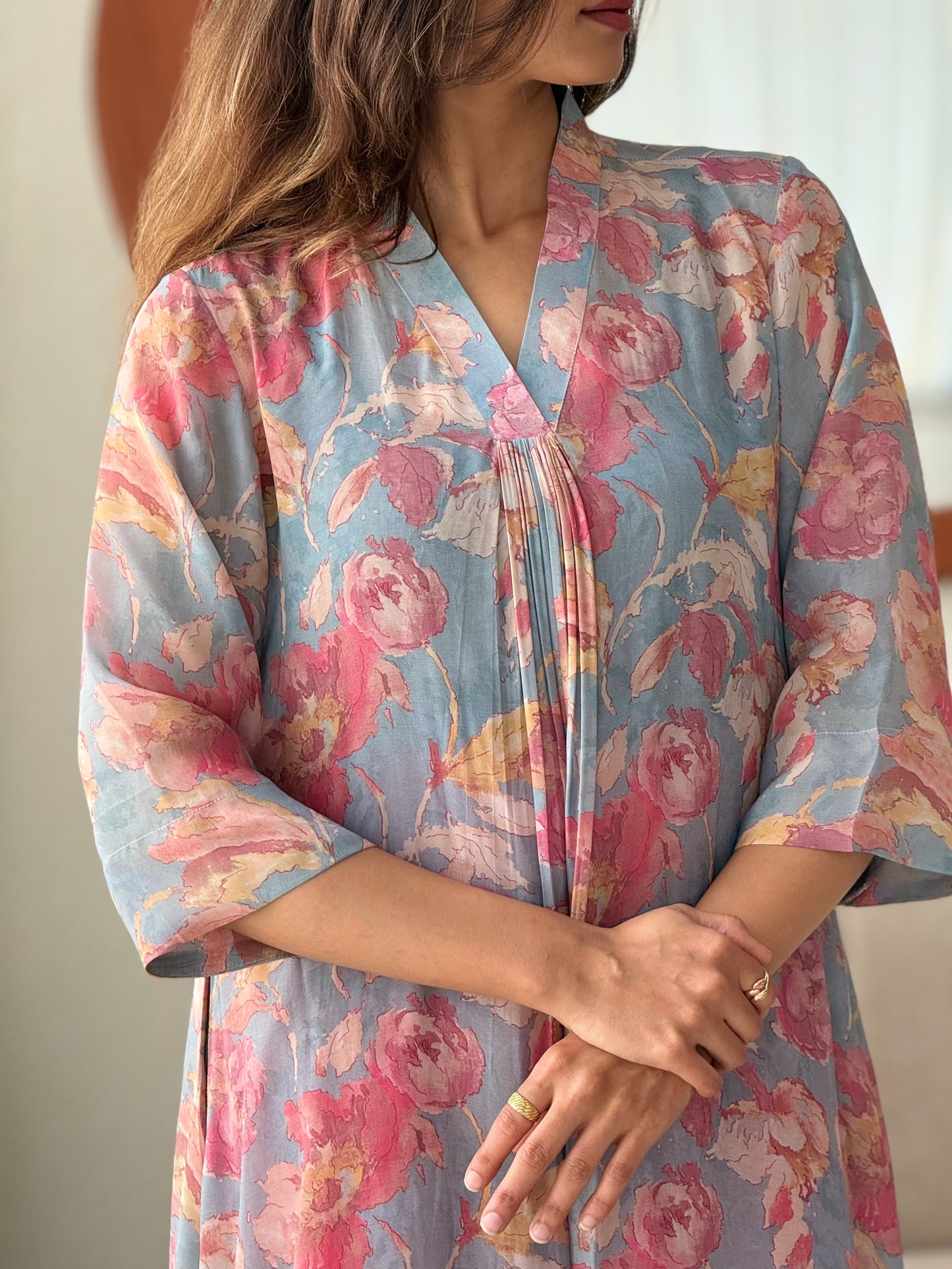 ZU25X301-CRAPE SILK PRINTED