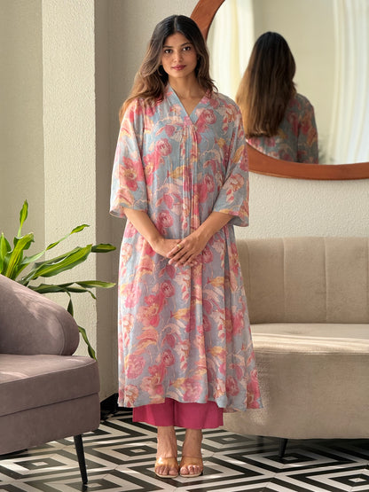 ZU25X301-CRAPE SILK PRINTED