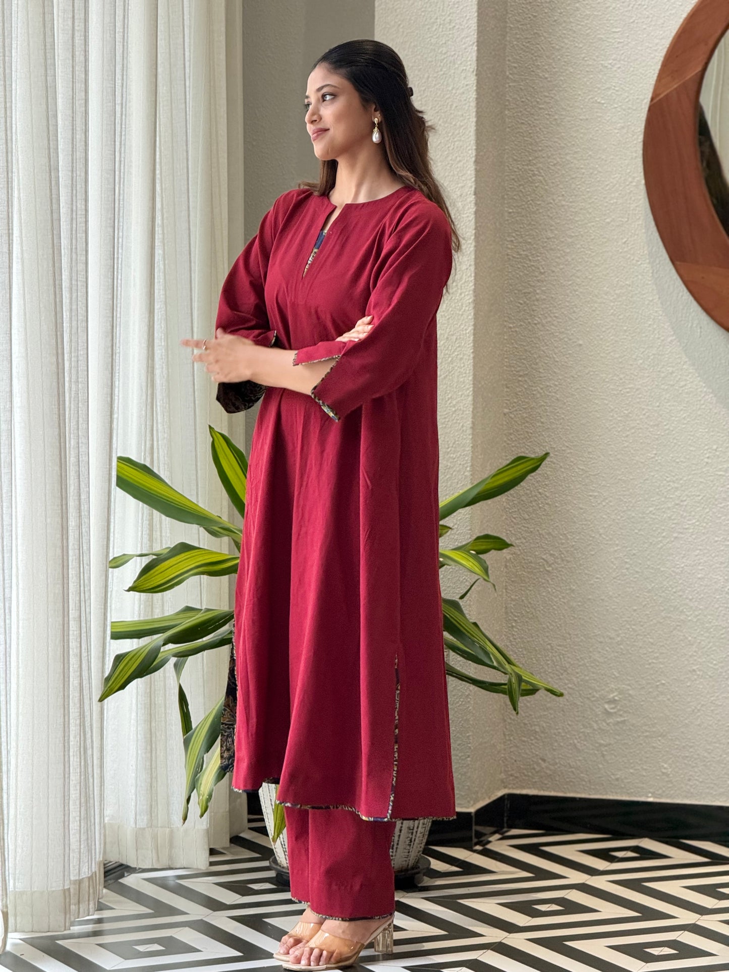 ZU25X336- MEROON FLEX