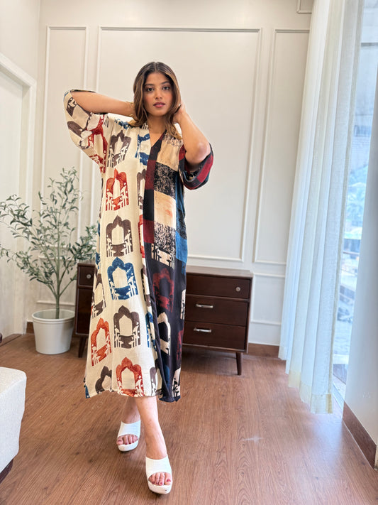 ZU25X214- MODAL KAFTAN