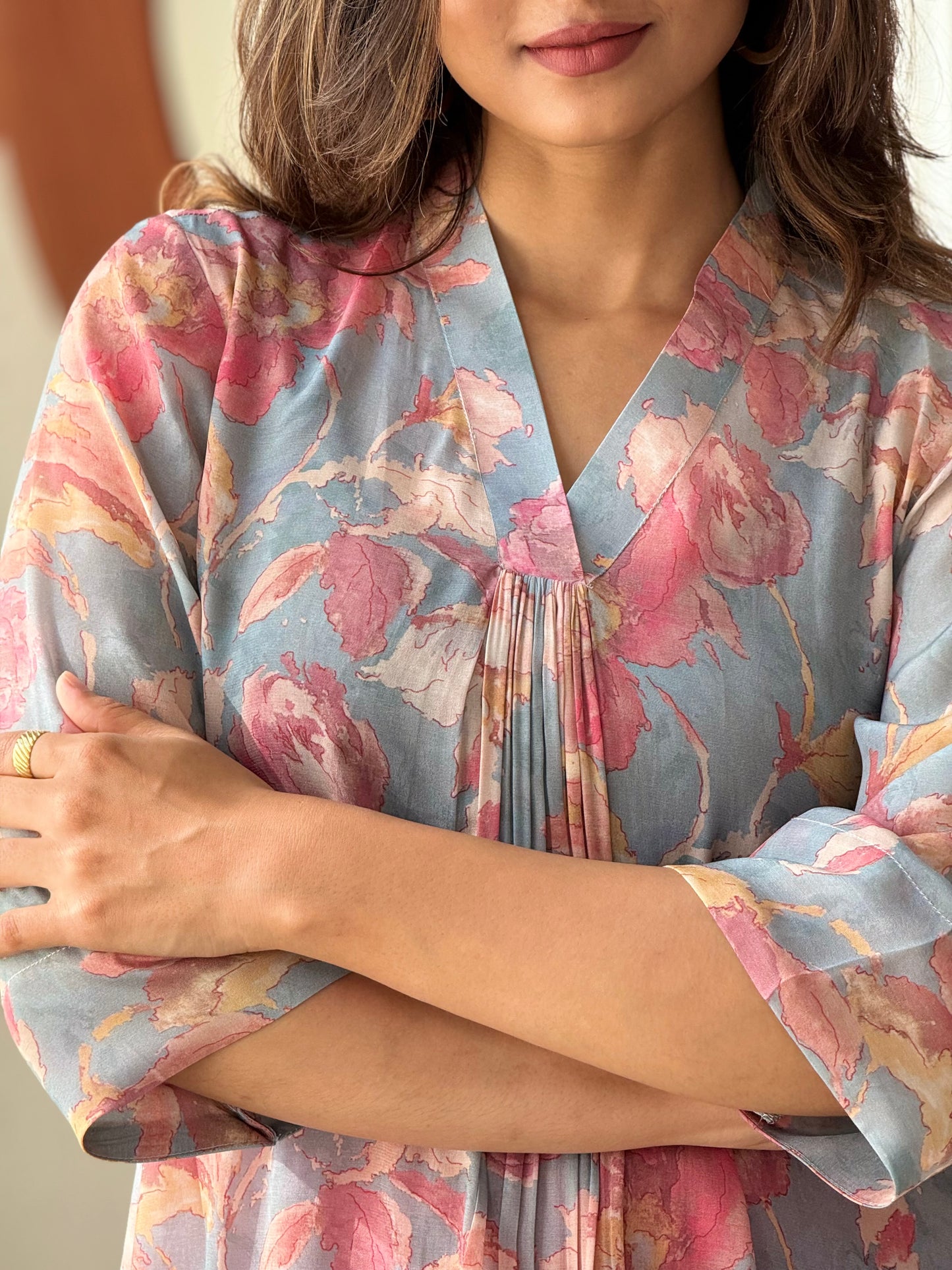 ZU25X301-CRAPE SILK PRINTED
