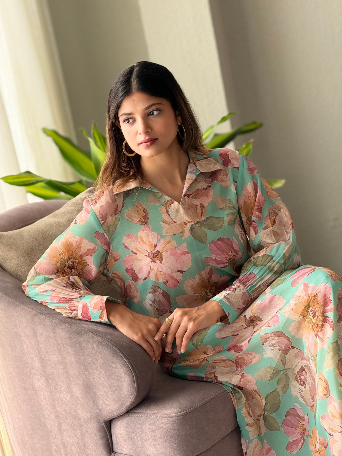 ZU25X304-CRAPE SILK PRINTED