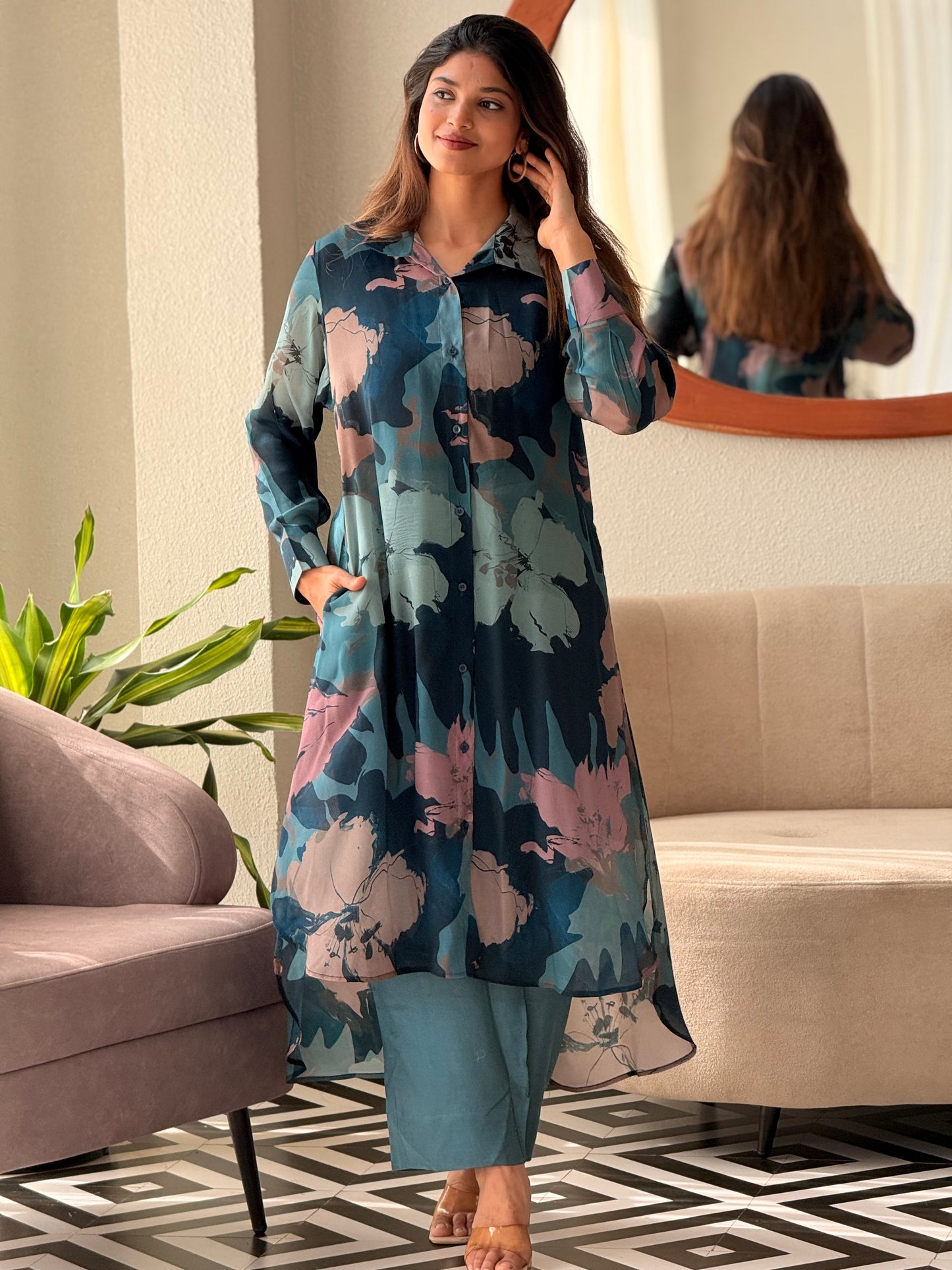 ZU25X300-CRAPE SILK PRINTED