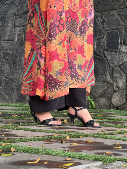 ZU25X395-CRAPE SILK PRINTED