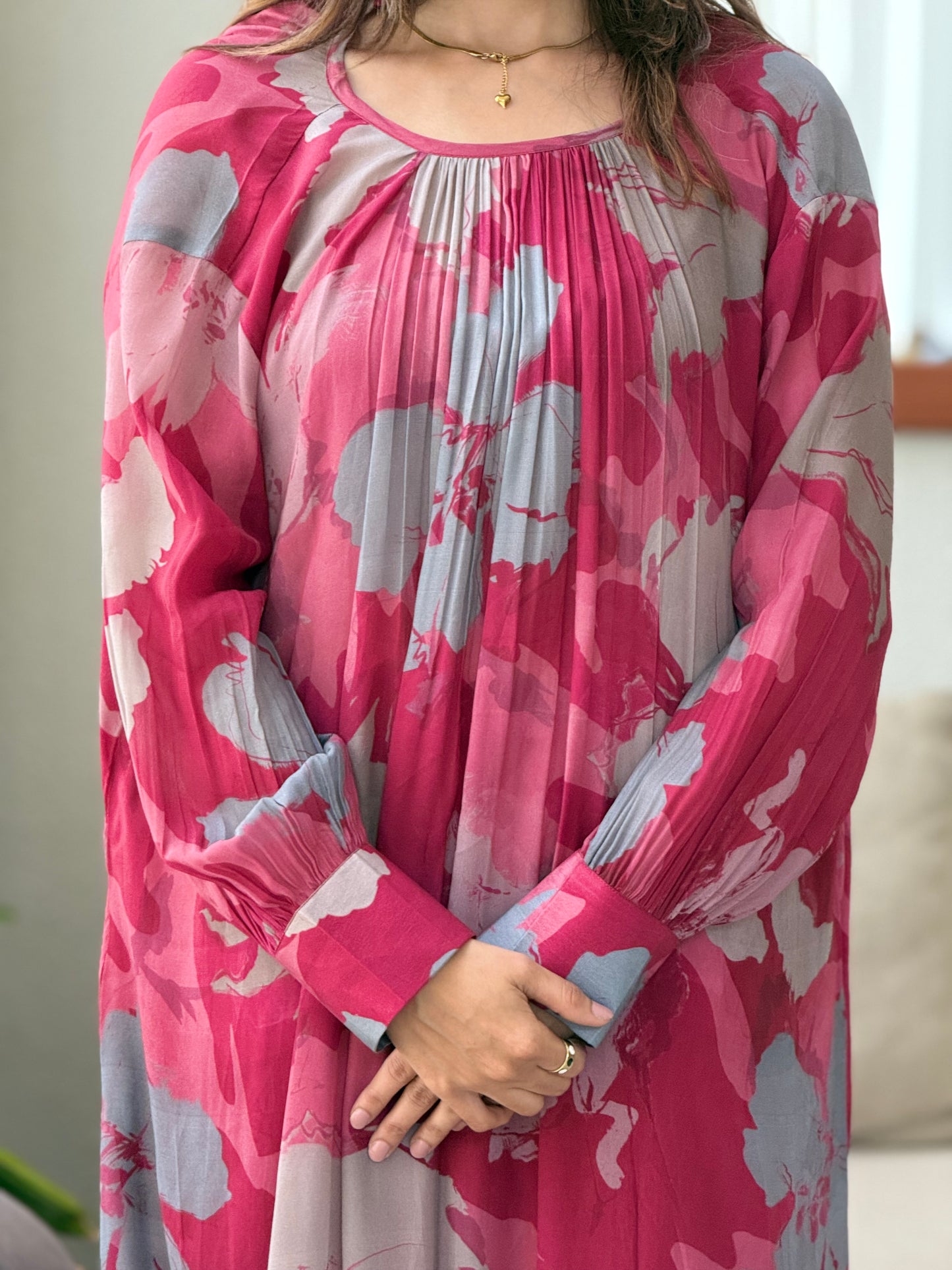 ZU25X326-CRAPE SILK PRINTED