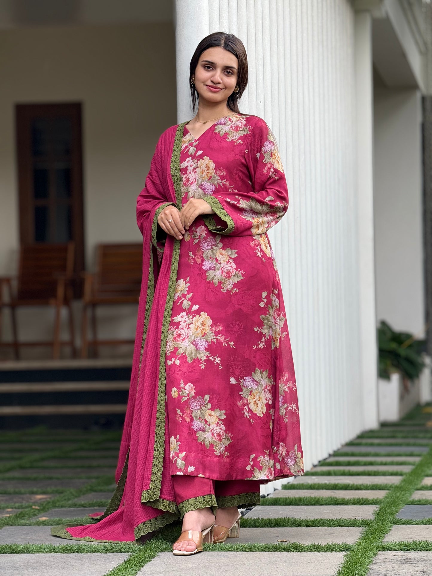 ZU25X254- MUSLIN MEROON