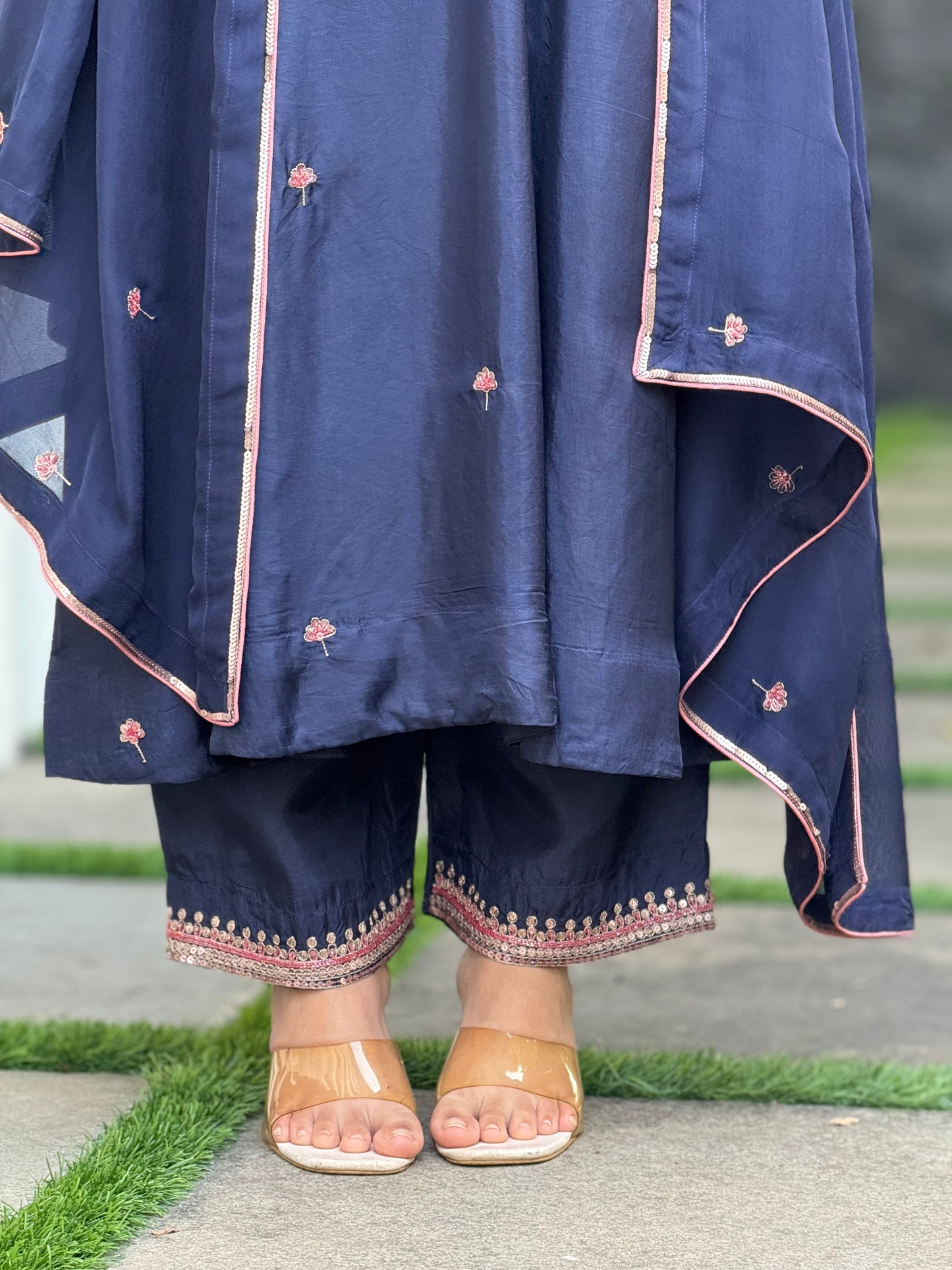 ZU25X263- MUSLIN PANEL NAVY