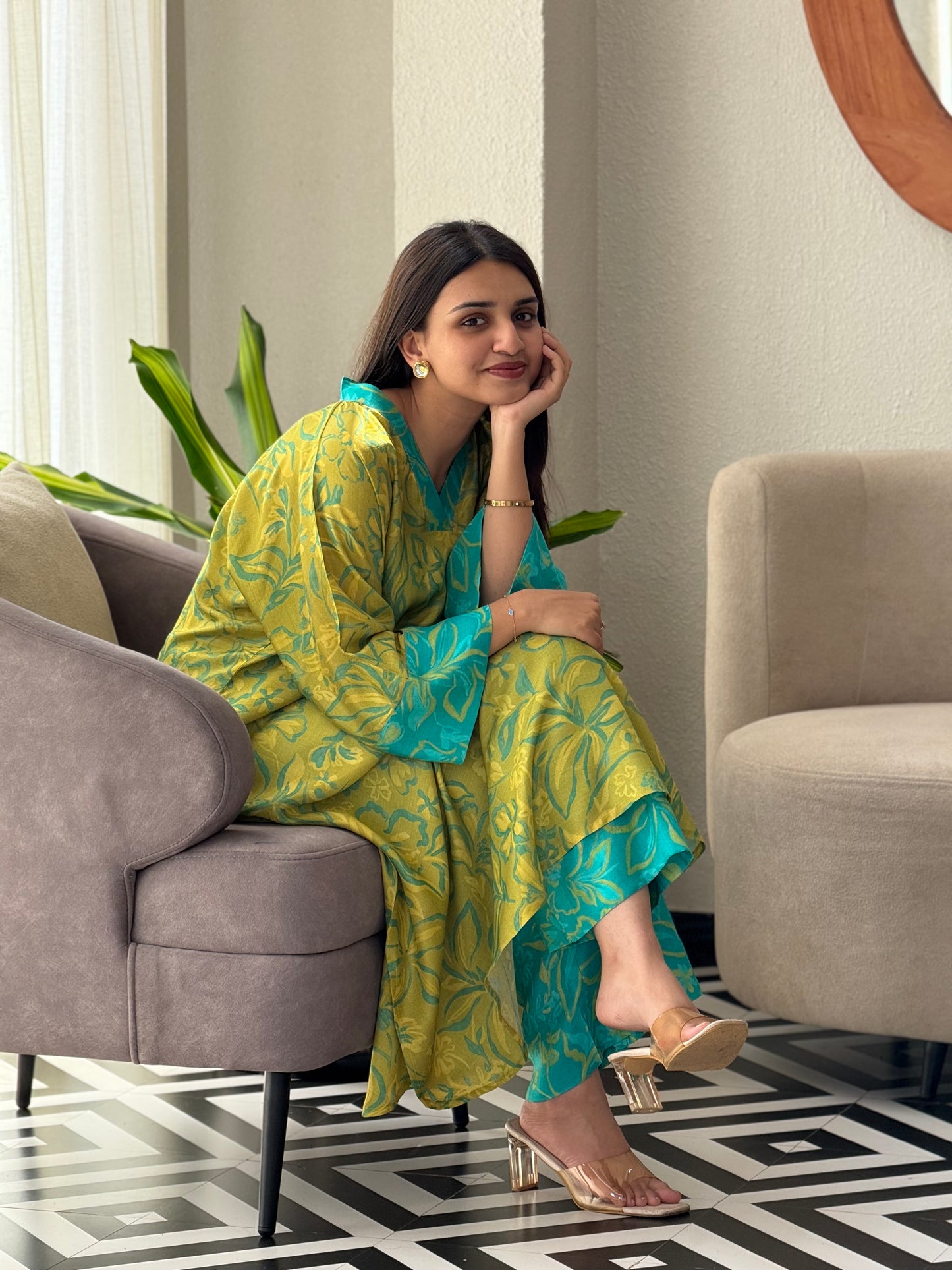 ZU25X259-MUSLIN SILK PRINTED