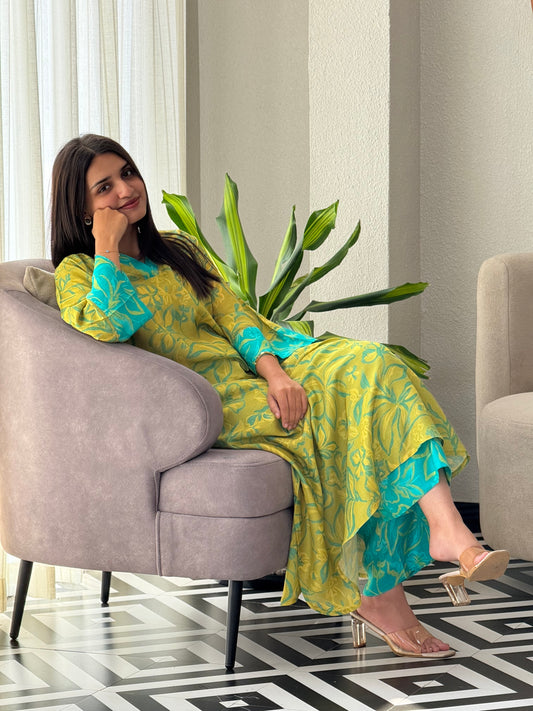 ZU25X259-MUSLIN SILK PRINTED