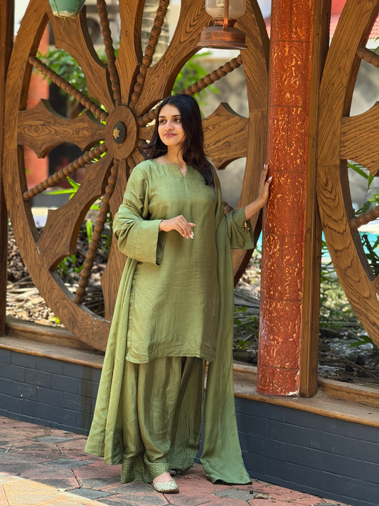 ZU25X197- FARSHI OLIVEGREEN